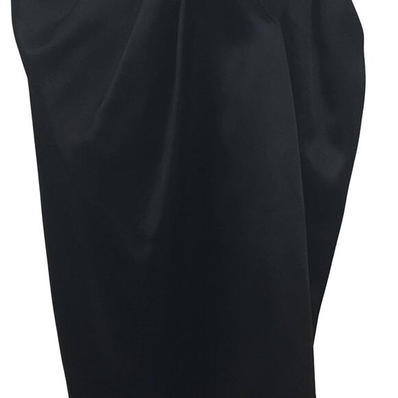 L.A. Glo Black and Gold Sequence Strapless Evening Dress with Bow Size 7B - Picture 4 of 12